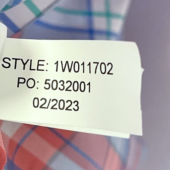 Vineyard Vines Performance Button Down Whale Shirt Mens S Plaid Preppy Coastal - Picture 6 of 8